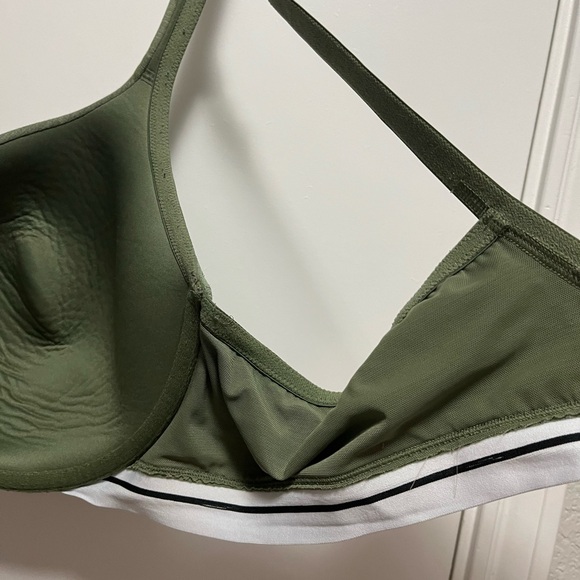 Cacique Lightly Lined T Shirt Bra Green Size 44DD - Picture 5 of 11